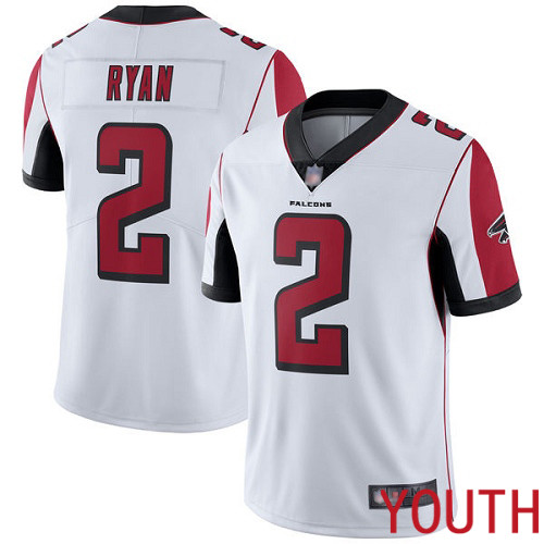 Atlanta Falcons Limited White Youth Matt Ryan Road Jersey NFL Football 2 Vapor Untouchable